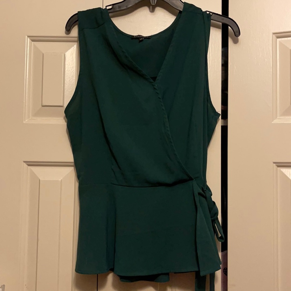 Dark green top